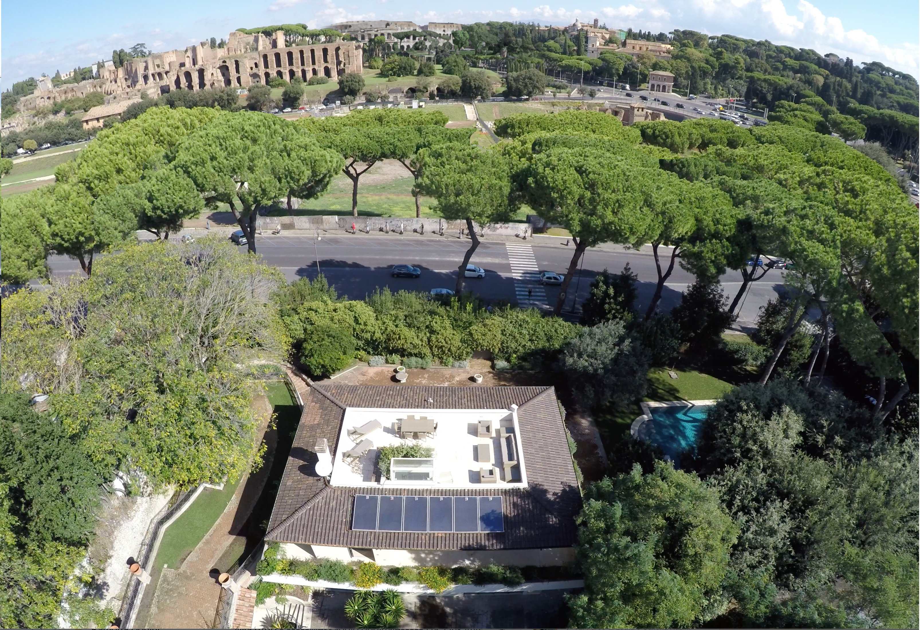 Villa al Circo Massimo — vista esterna