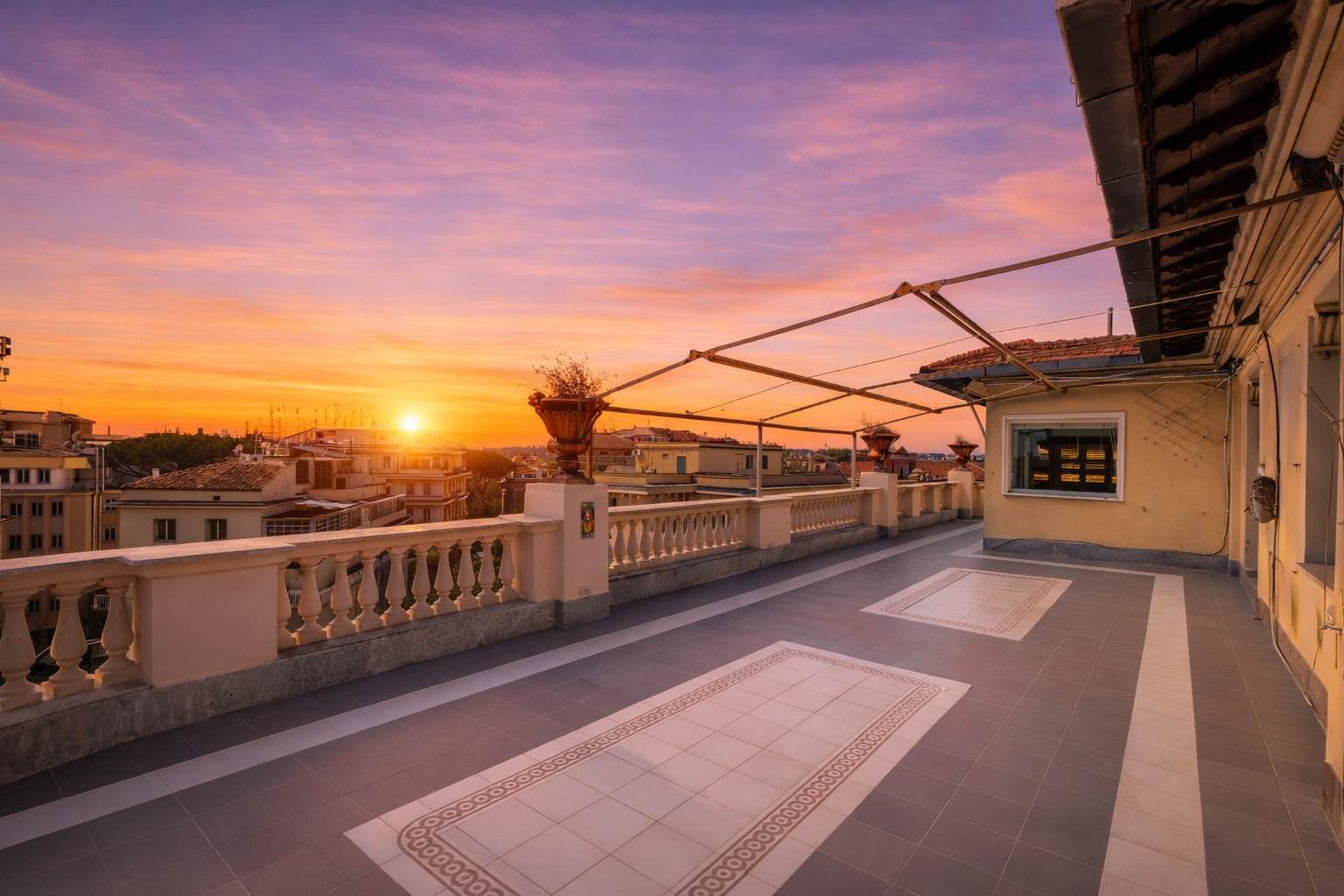 Via Paganini, Parioli — terrazza